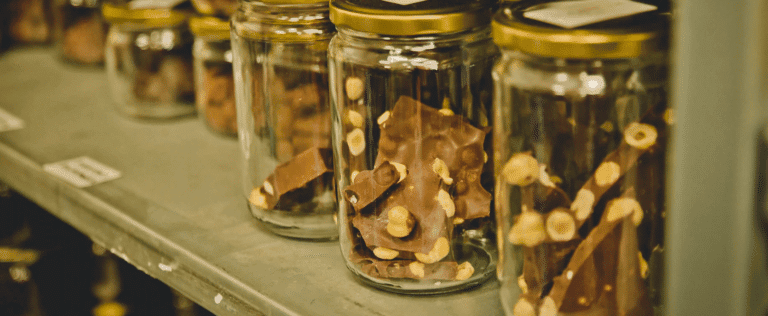 bocal de chocolat