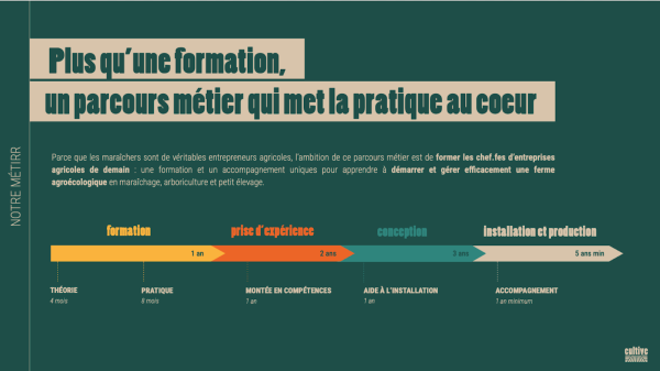 Schéma du parcours métier Cultive Schéma du parcours métier Cultive