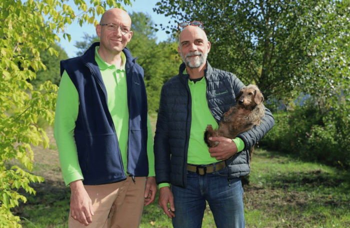 Cyriaque et Judicaël Crosnier Mangeat, fondateurs d'Agrosemens